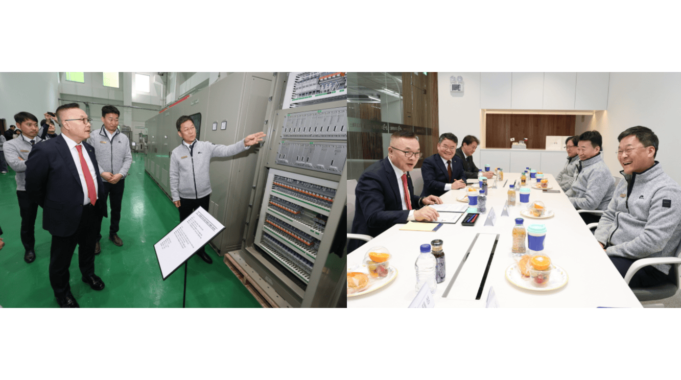 KHNP CEO Hwang Joo-ho Visits Partner Company E2S, Pledges "Close Communication"